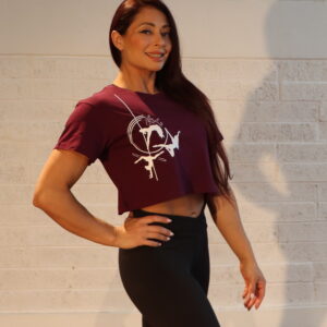 Tribe Signature - Crop Top - Mullberry